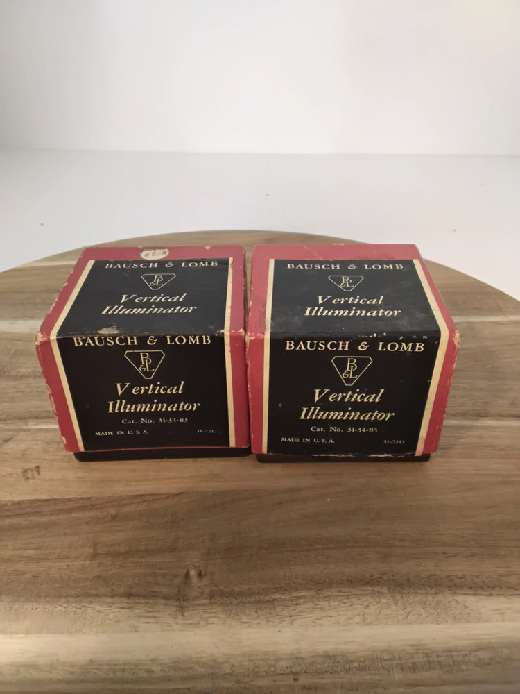 2 Bausch & Lomb 31-34-83 Vertical Illuminator Adapter