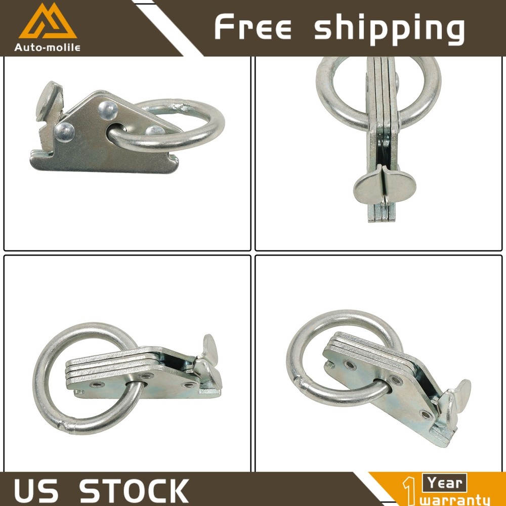 Durable 32 Pack 8' E Track Tie Down Rail Syste Portable Multi Purpose Galvanized