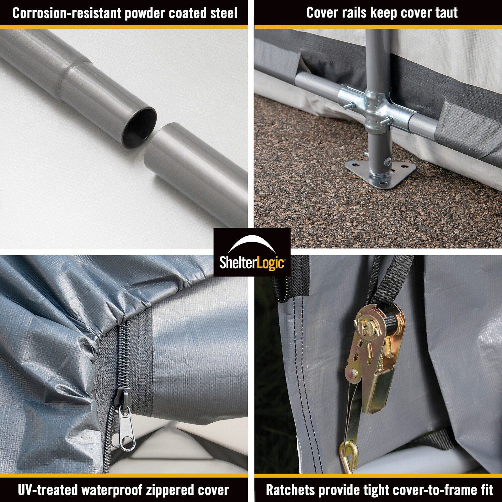 ShelterLogic Garage-in-a-Box for SUV/Truck Instant Shelter, 20ft.L x 13ft.W x