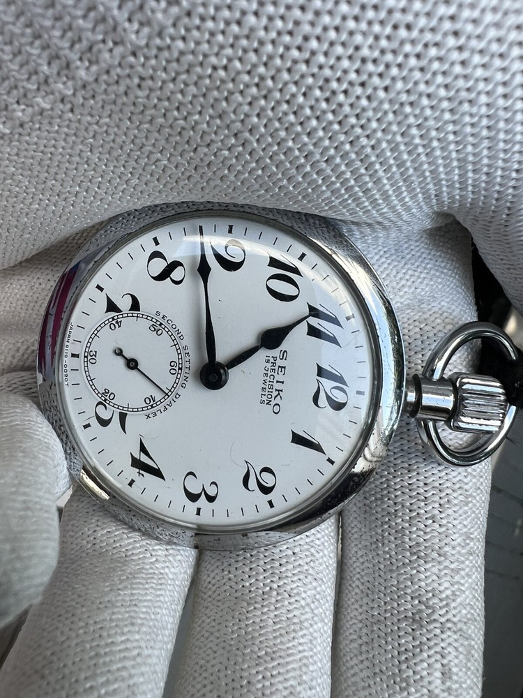 Seiko Precision 15 Jewels second setting diaflex 50 mm running