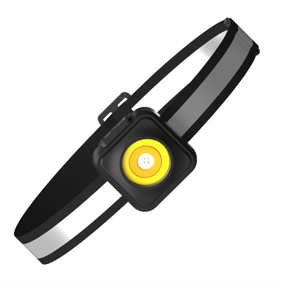 Mini LED Head Light 3 Mode Spray Gun Light Headlight With Reflective Stripe HOT