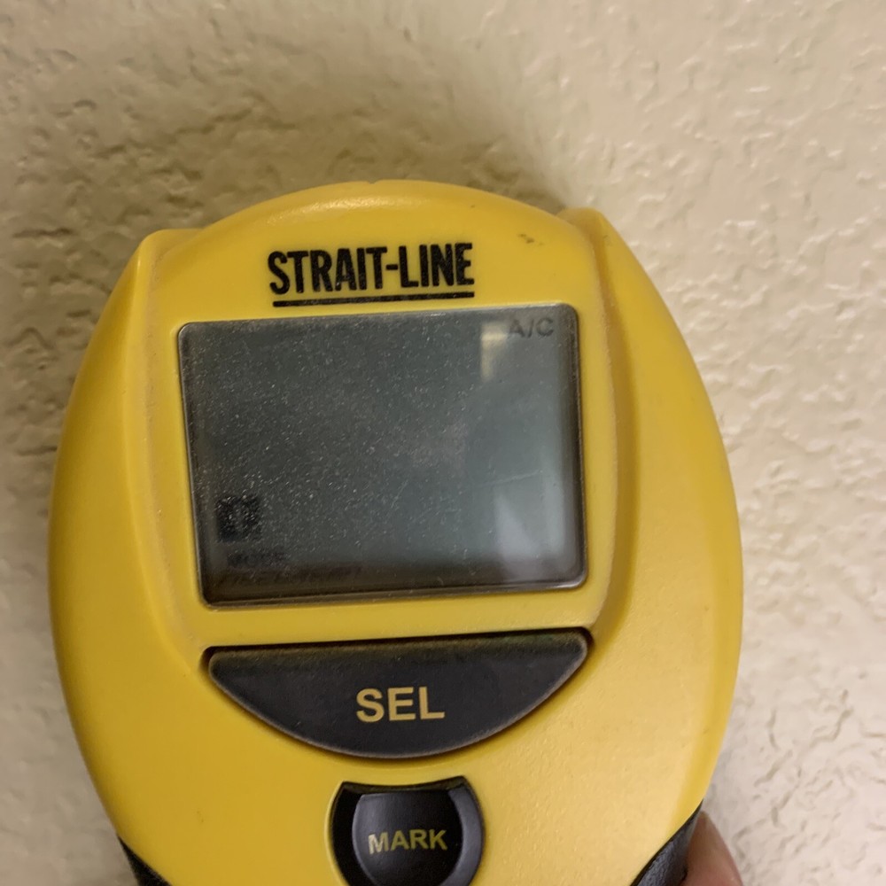Strait-Line Accuscan 150 Wall Scanner Yellow & Black Main Unit Only. Tested