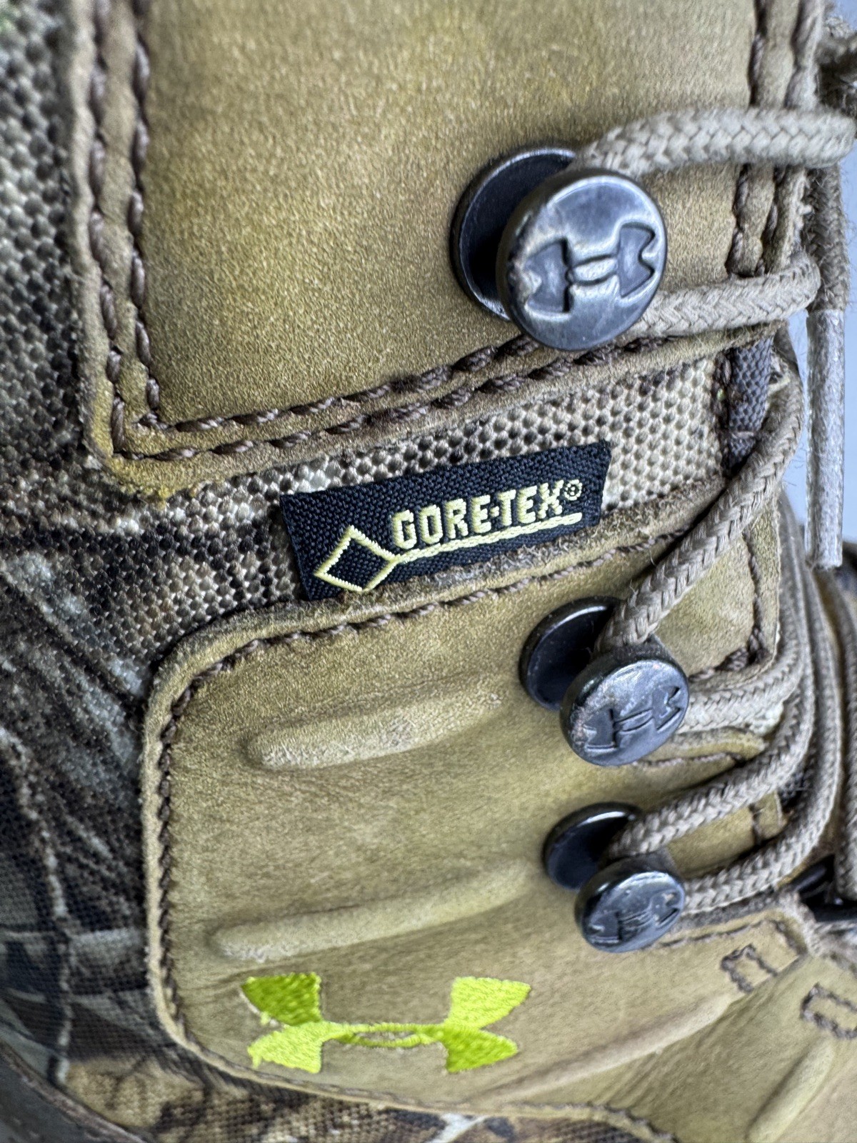 Under Armour Brow Tine Hunting Boots Waterproof GoreTex 800g Insulate Mens 8 EXC