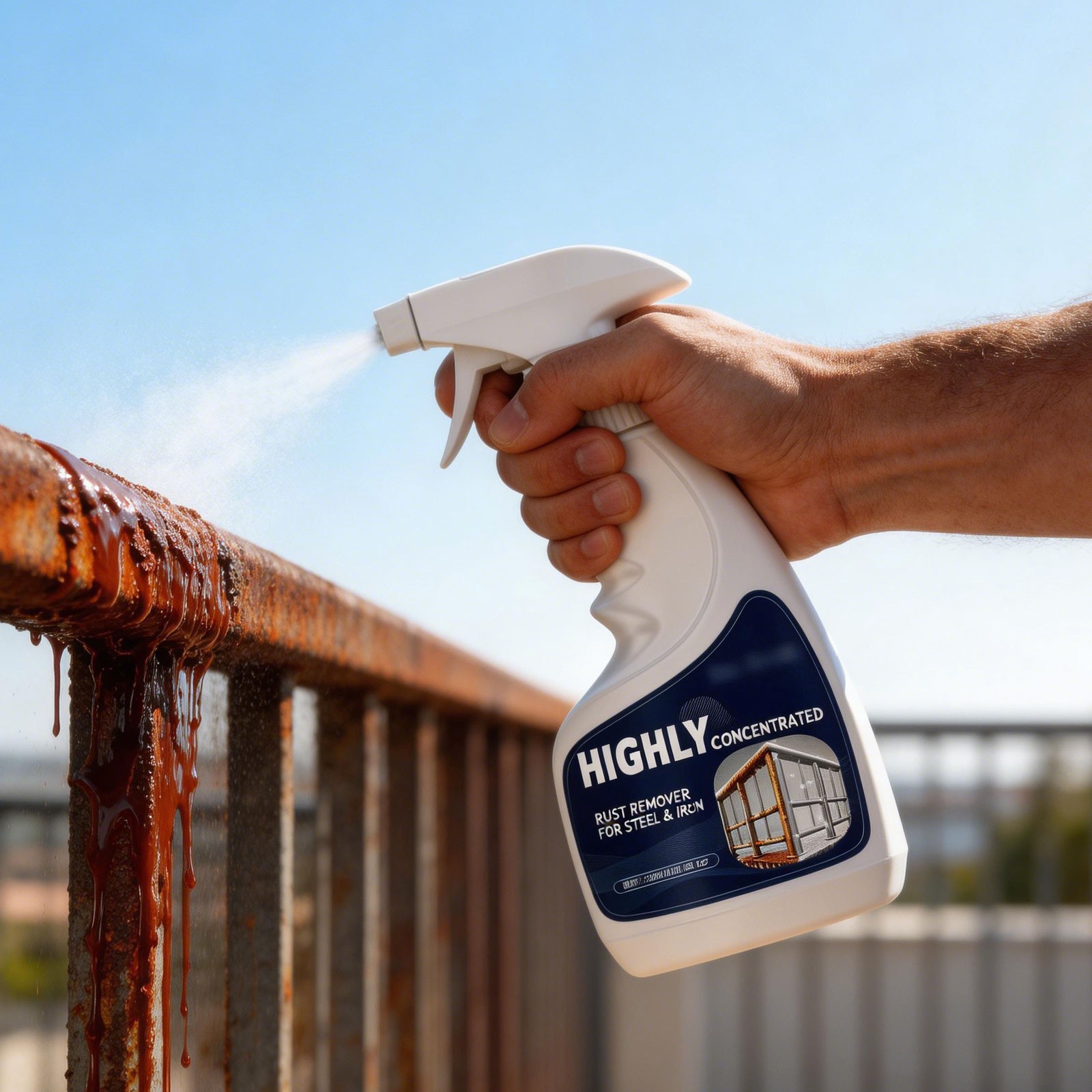 Industrial ﻿Highly Concentrated Rust Remover 120ml For Steel & Iron HOT 2026