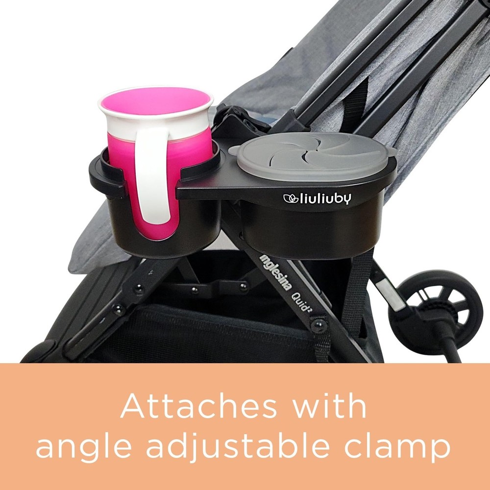 liuliuby Universal Stroller Snack Tray Attachment | Stroller Cup Holder