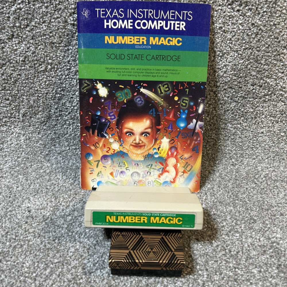 Texas Instruments Computer TI99/4A Games Cartridges Cassettes Manuals - UNTESTED