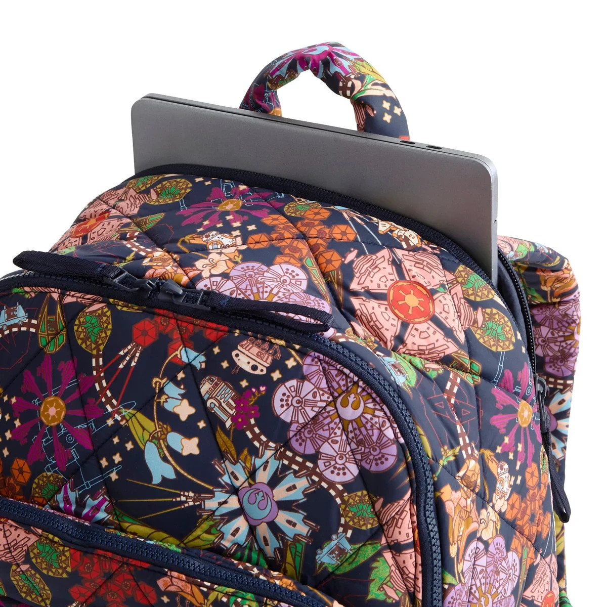 Vera Bradley Disney Star Wars Power the Force Floral Bancroft Backpack FTRWT NEW