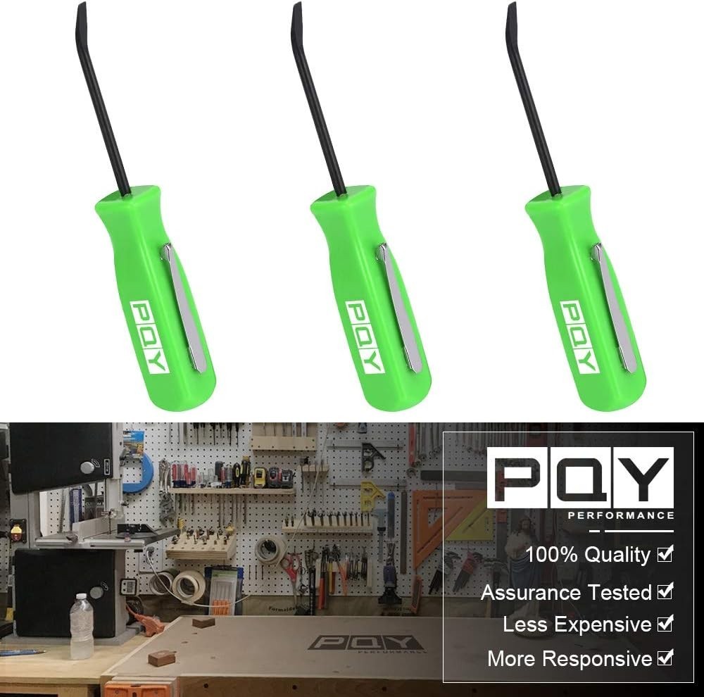 Essential 3 Pcs Mini Pocket Pry Bars - 4.5" Durable Tools for Mechanics & DIY