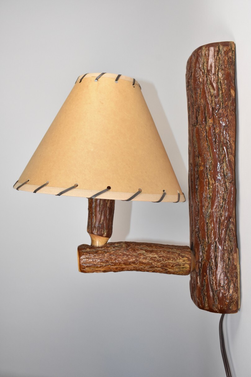Old Hickory Shelbyville Style Wall Sconce Light Lamp Adirondack Cabin Rustic