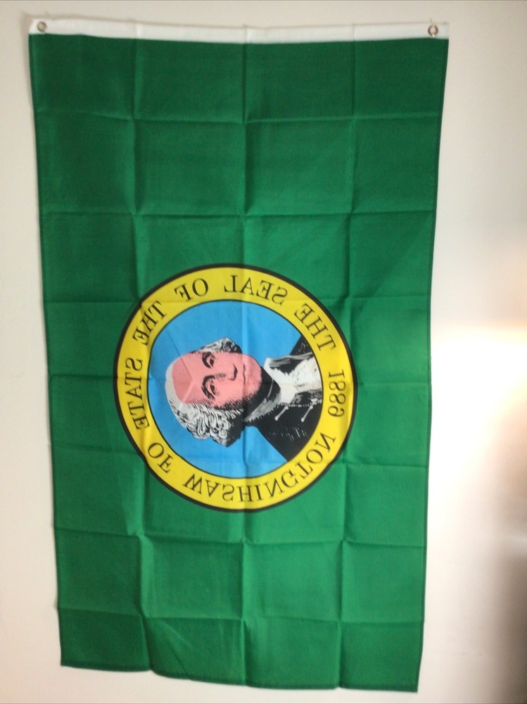 Washington State flag New 3 x 5 super polyester