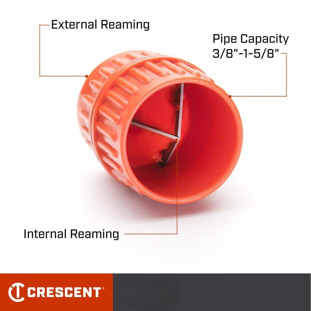 Crescent 3/8 in. to 1-5/8 in. Inner/Outer Pipe Reamer