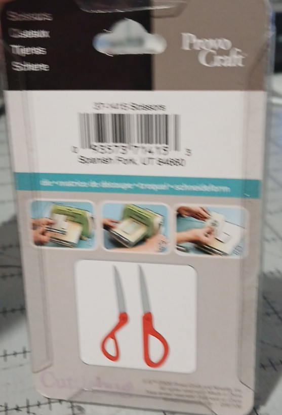 Provo Craft Cuttlebug Cutting Die Scissors Design