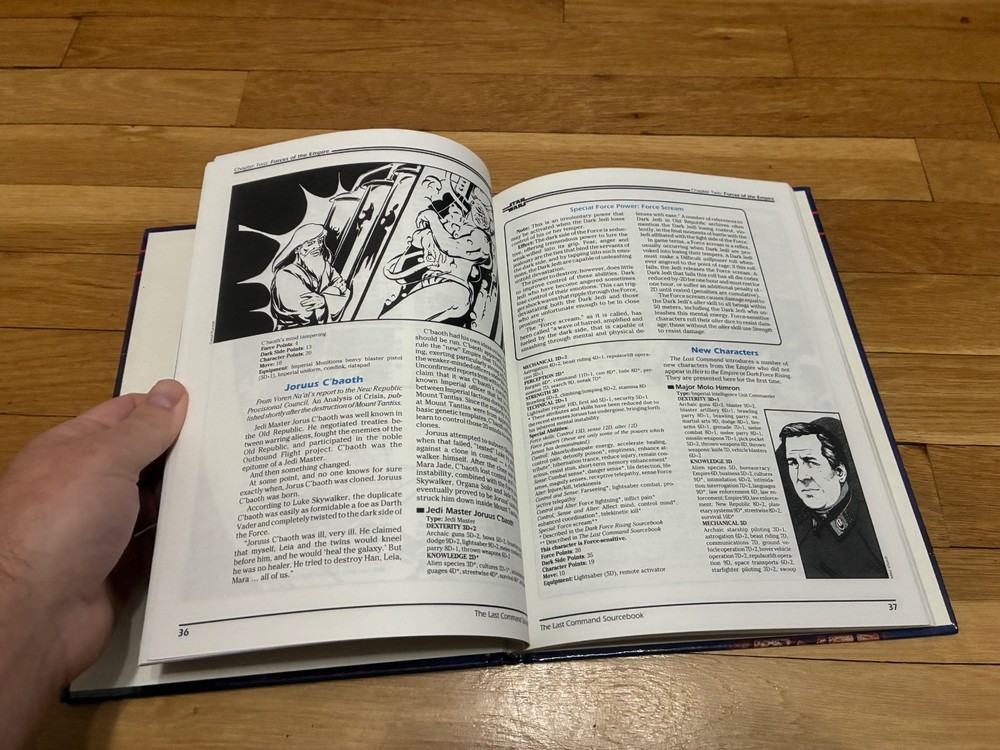 Star Wars D6 The Last Command Sourcebook HC WEG RPG