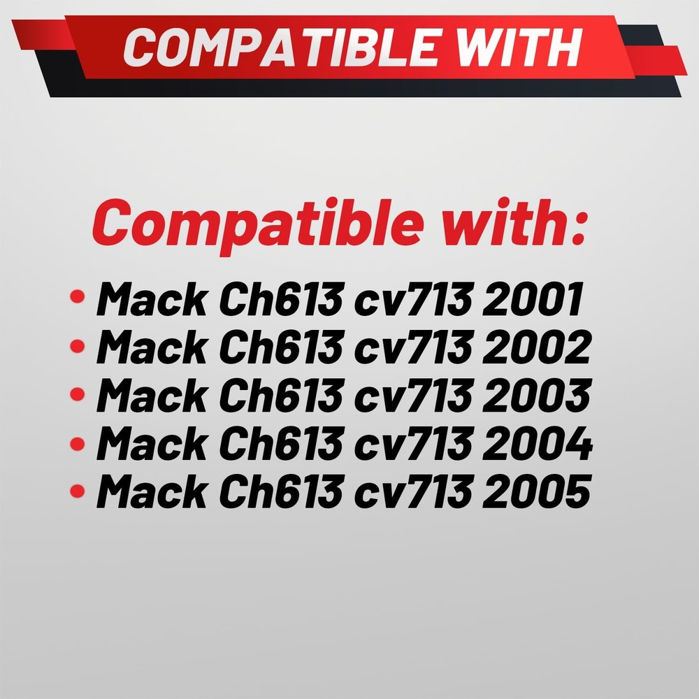 Upgraded AC Heater Climate Control Module Compatible with Mack Ch613 Black