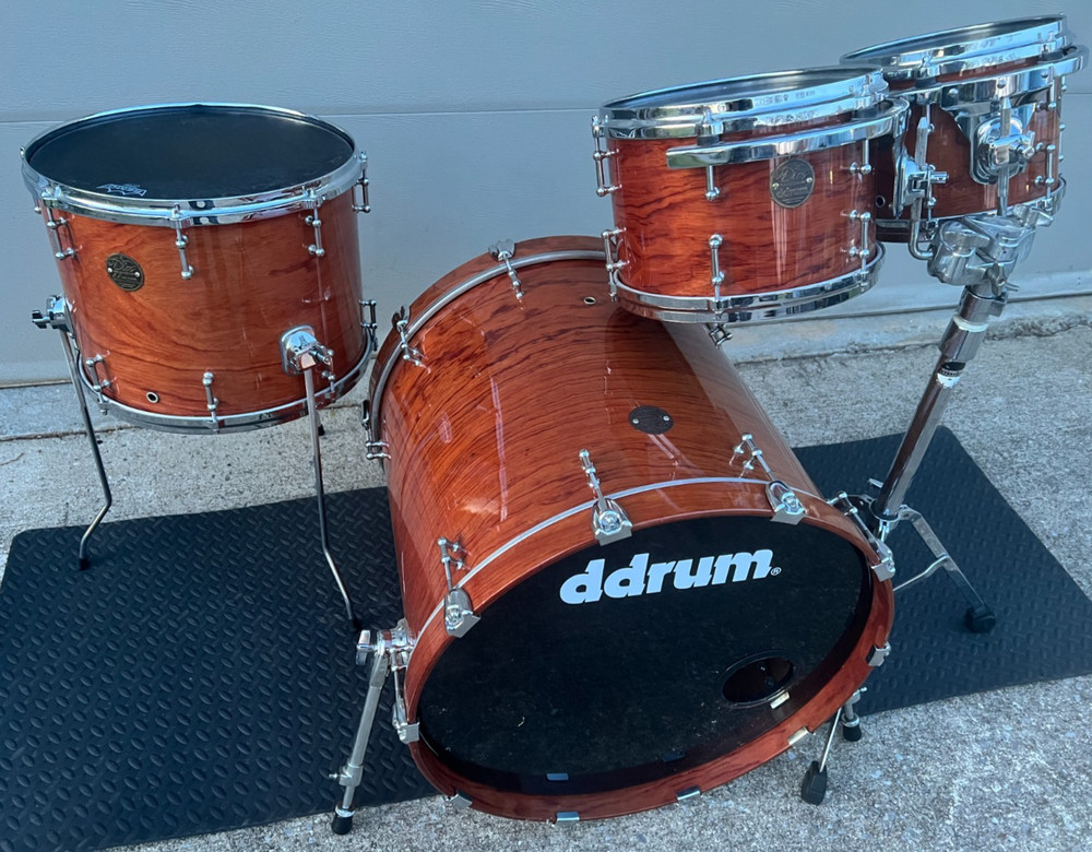 DDRUM Dios Bubinga 4 Pc Drum Shell Pack  - 22, 10, 12, 16