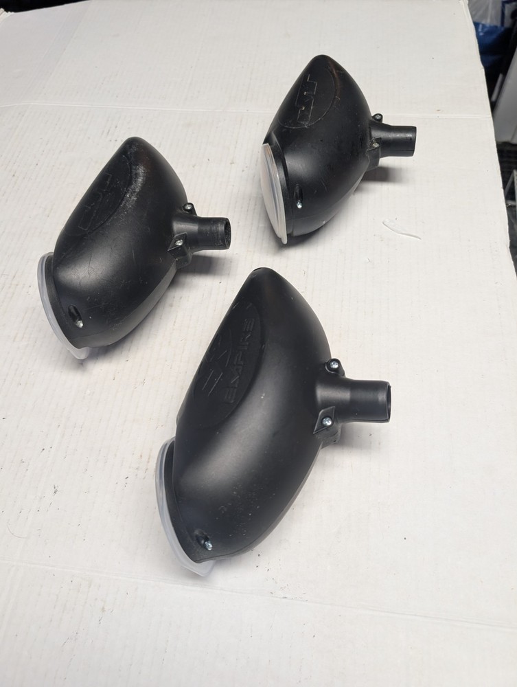 3 Gravity Fed Paintball Hoppers