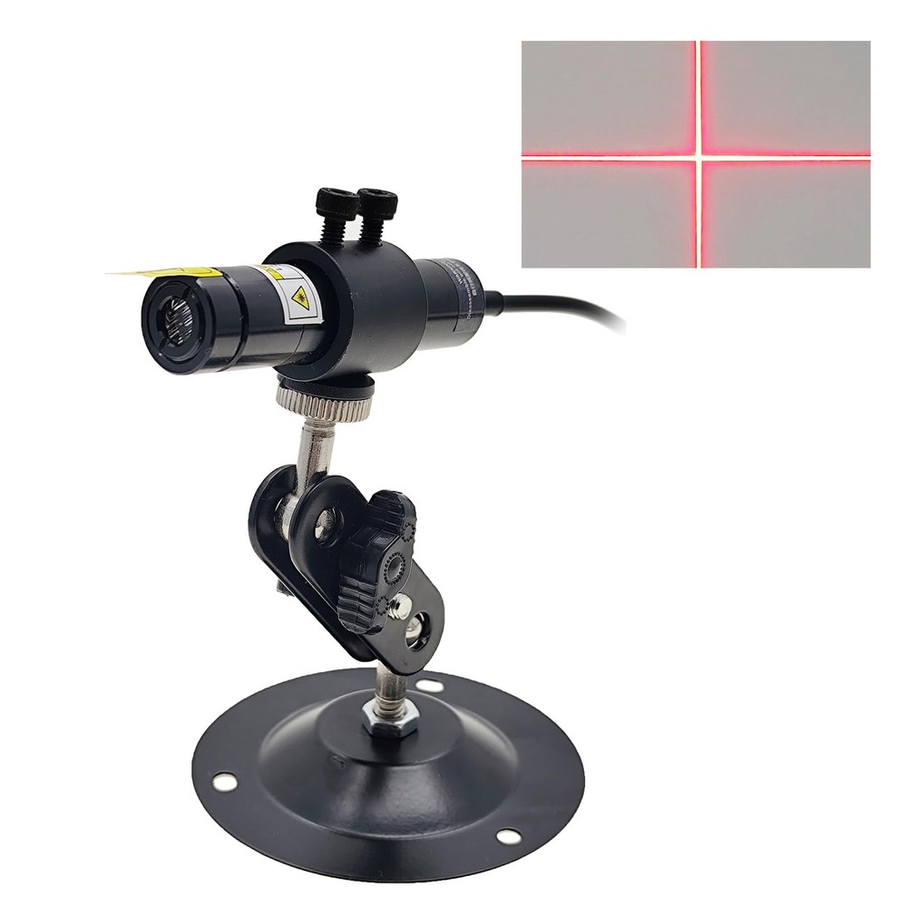 Bright Red Light Cross Module Focusable Locator Generator Placement