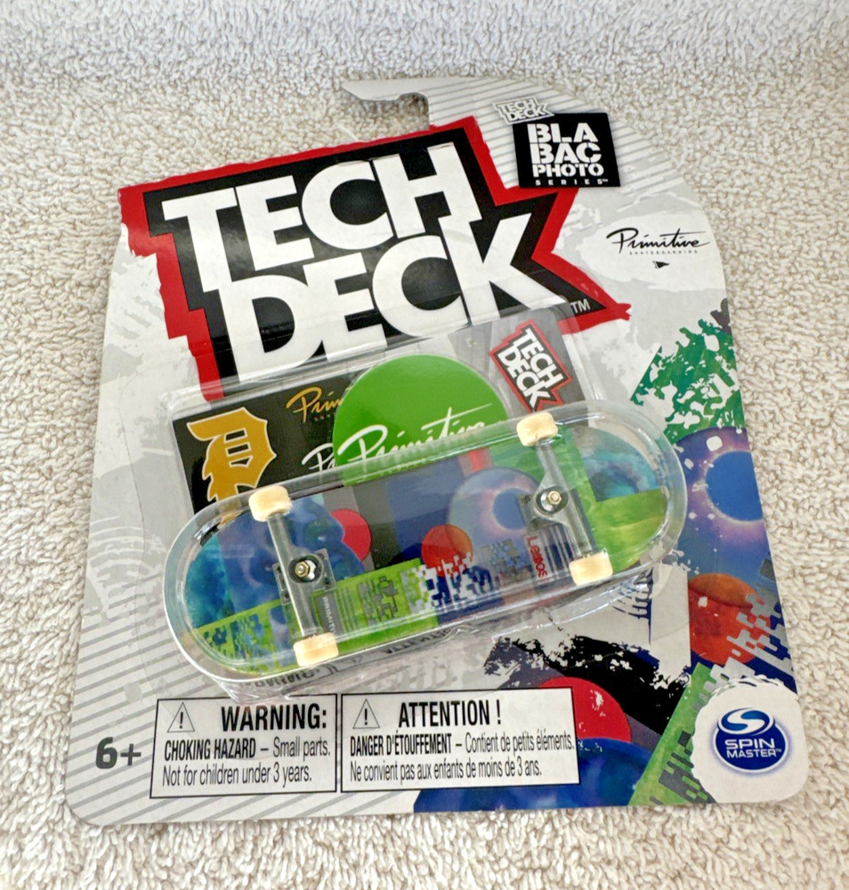 Tech Deck PRIMITIVE Bla Bac Photo Series Skateboards Fingerboard Ultra Rare 96mm