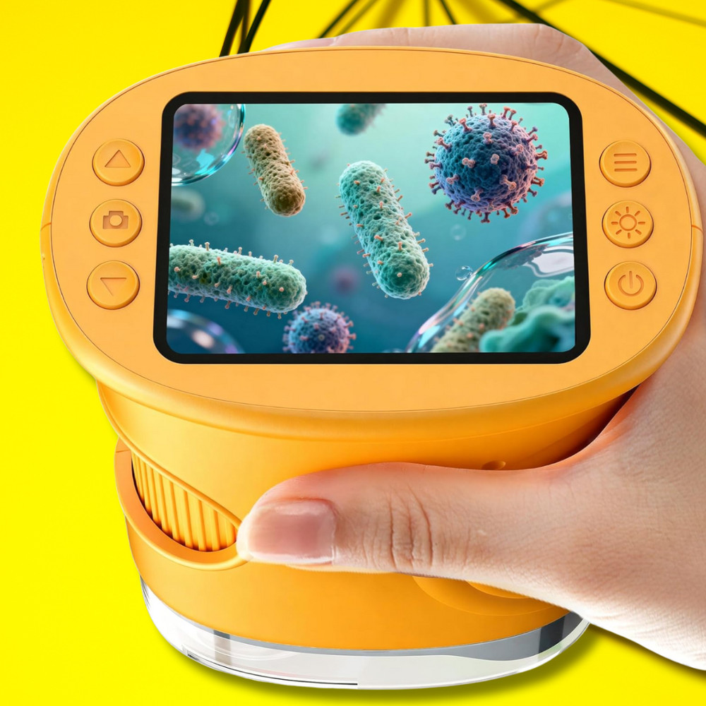 1000X Handheld Digital Microscope for Kids: Pocket Microscope with 2.0" IPS Scre