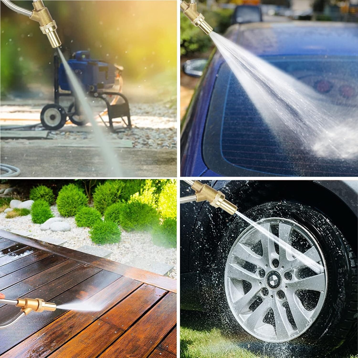 Pressure Washer Sandblasting Kit, Wet Sandblaster Attachment, 5000 PSI, 1/4 Inch