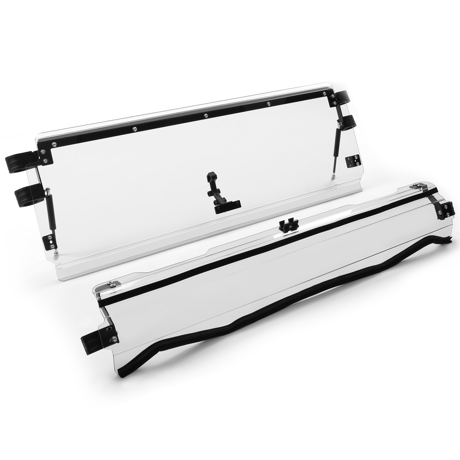 Folding Flip Windshield Scratch Resistant For Kawasaki Teryx 4 800/ 4 S ,2016-23