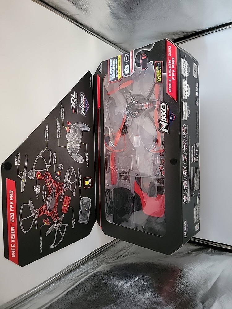 2017 DRL Nikko Race Vision 220 FPV Pro Drone Red New
