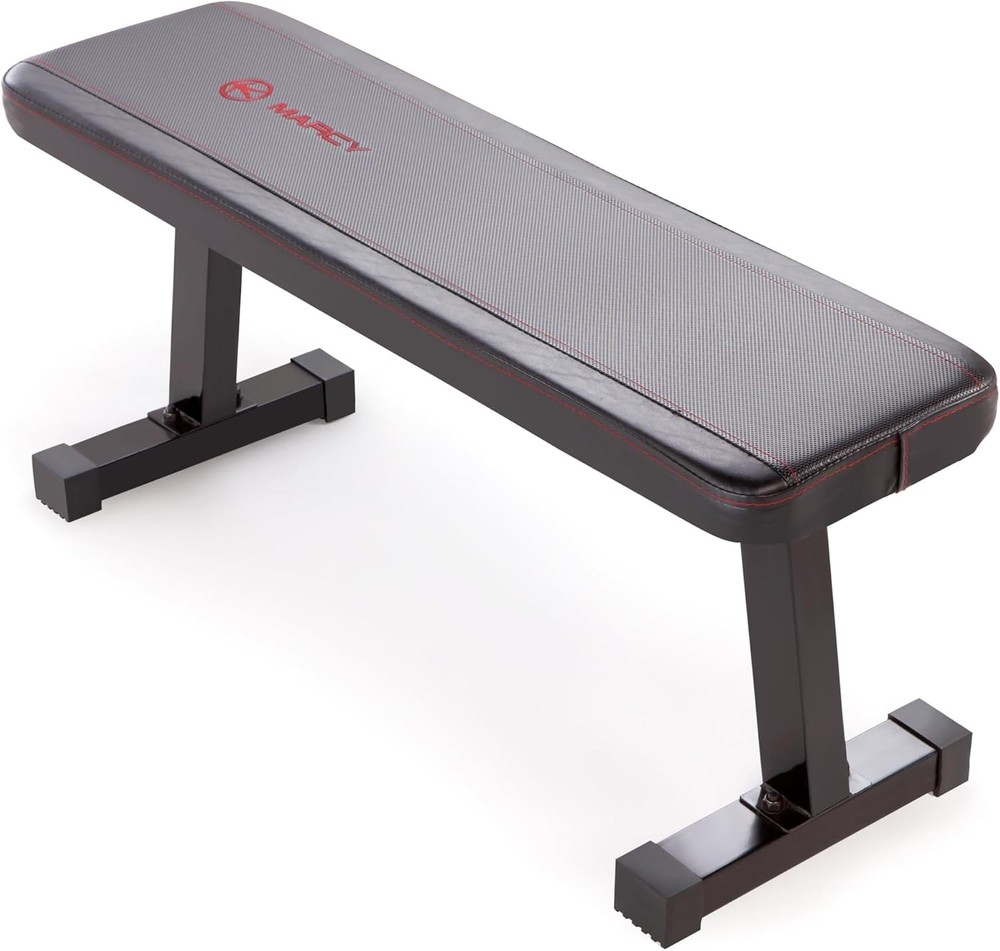 Marcy Flat Utility Weight Bench for 17 x 14 x 43.00 inches, Basic - Black
