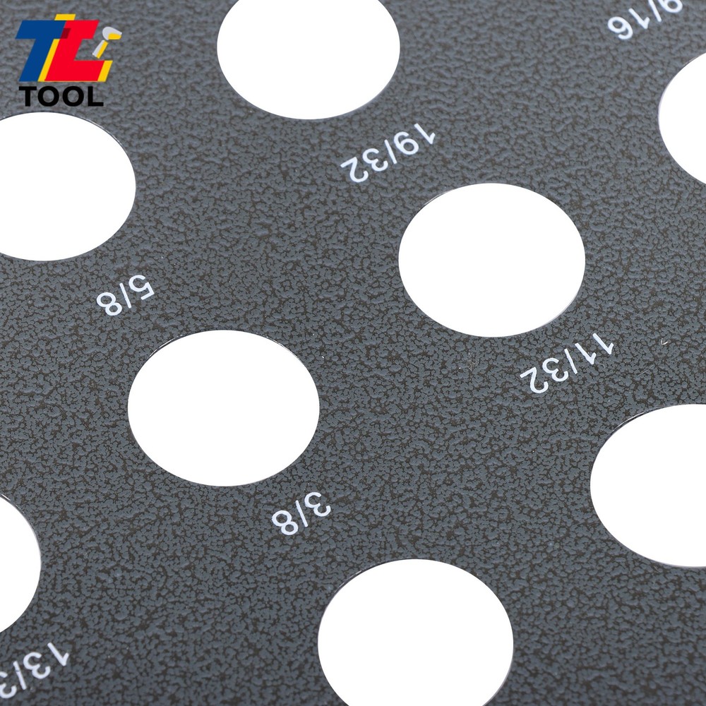 Maximize Tool Storage: 48 Hole R8 Collet Rack for 0.98" Diameter