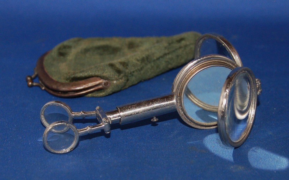 An unusual multifunction antique compass skeleton binocular gadget - steampunk ?