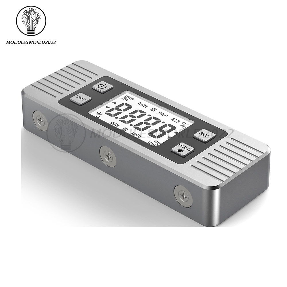 Digital Protractor Angle Finder Inclinometer 4*90° Magnets Level angle slope