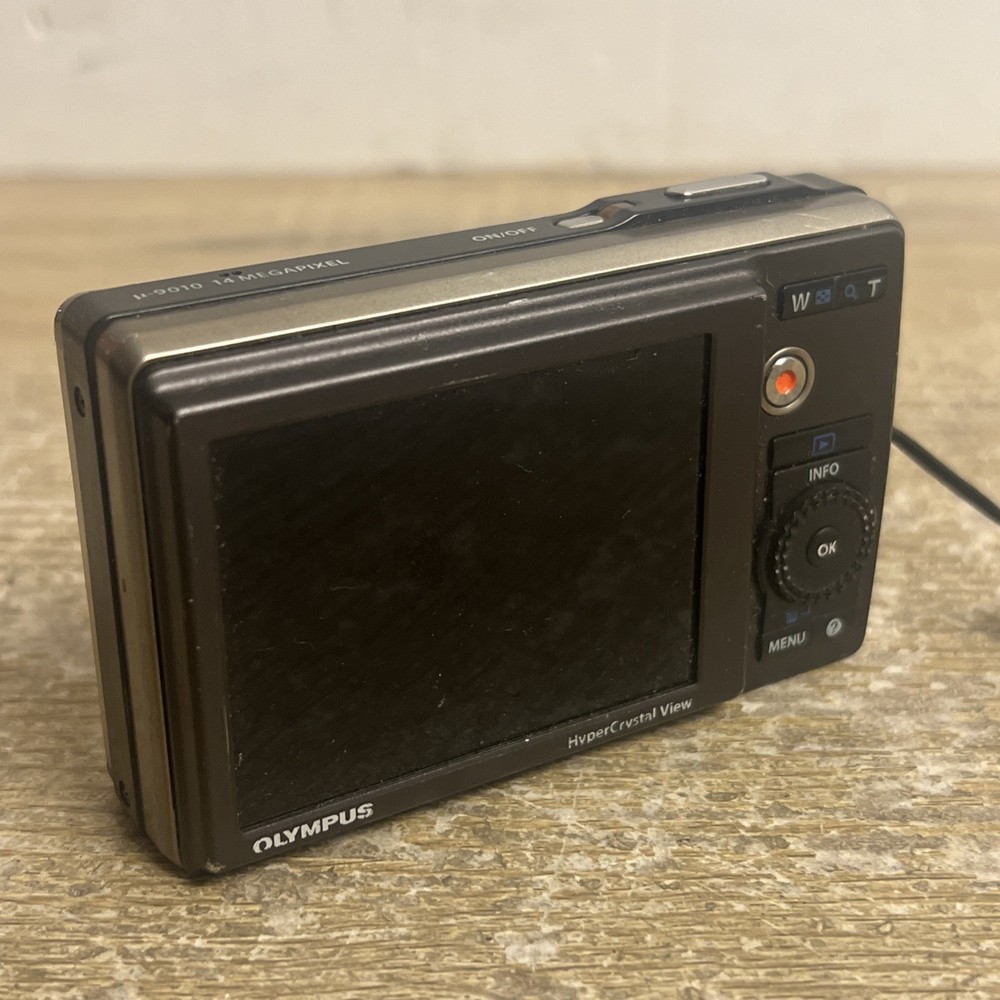 Olympus U9010 Compact Digital Camera Untested, Grey/black