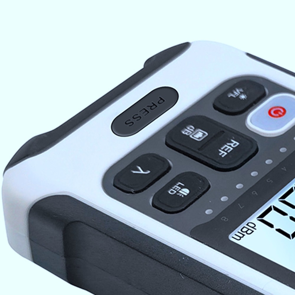 Optical Fiber Power Meter White Fiber Optic Tester For Communication Engineering