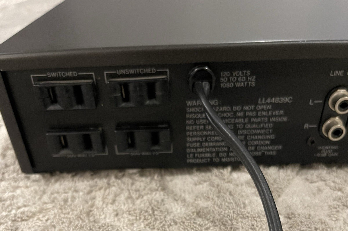 Vintage Carver Preamplifier C-2 High Performance Console