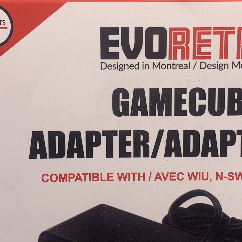 EVORETRO 4 Port Adapter for Gamecube Controller Wii U, Switch, and PC USB