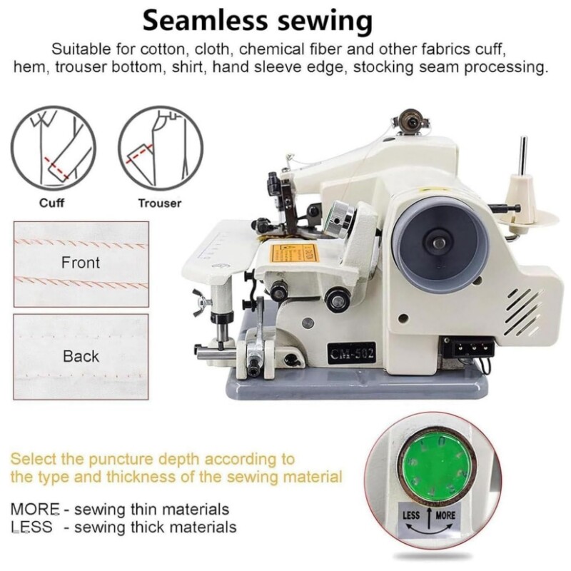Blindstitch Sewing Machine, Portable Desktop Blind Stitch Hemming Sewing Machine