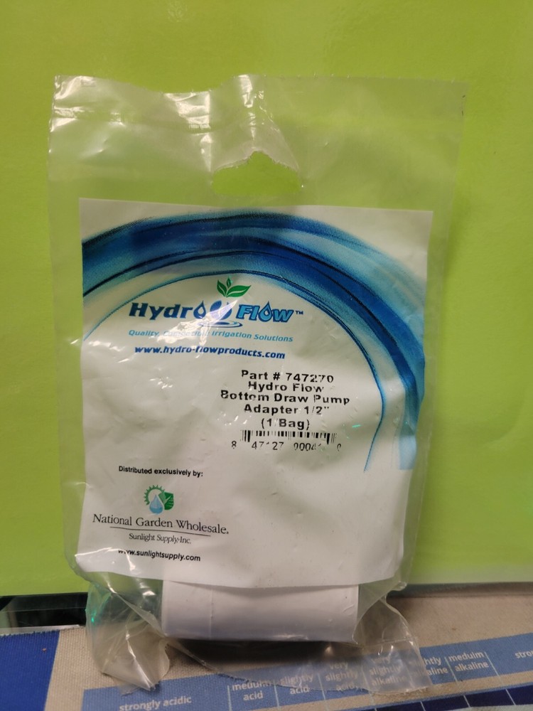 Hydro Flow Bottom Draw Pump Adapter 1/2 in