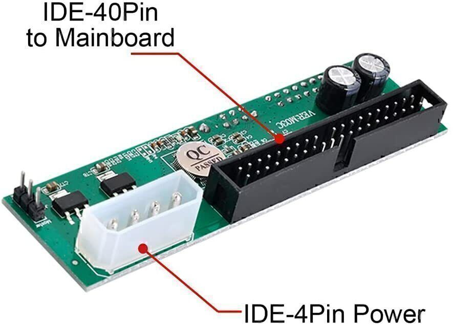 IDE/EIDE/PATA Computer to SATA Hard Drive Interface Converter Adapter PC Mac AM*