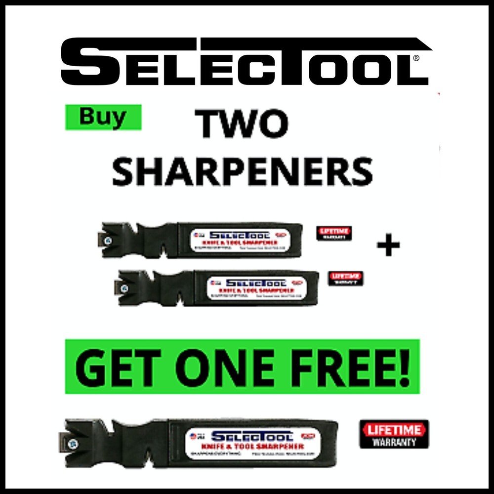 SELECTOOL BUY2 GET 1 Free Knife and Tools Sharpener | Home & Kitchen Sharpening