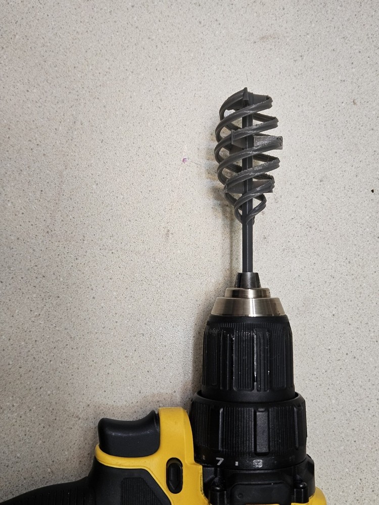 Helical Mixer For Drill