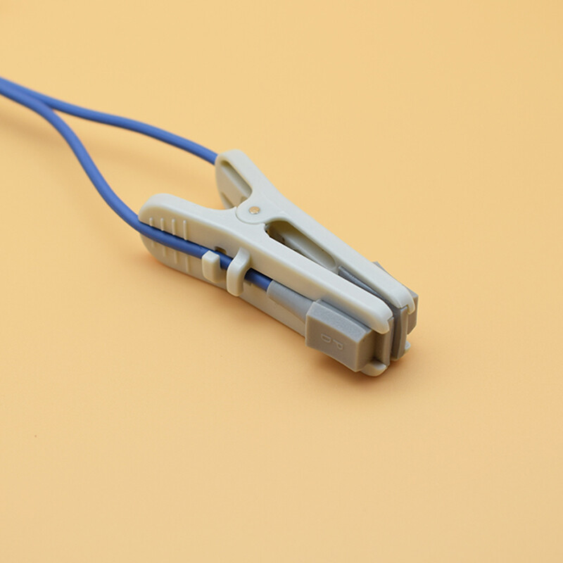 Veterinary Clip SpO2 Sensor Probe Cable 3m 14pin Compatible Nihon Kohden BSM2351