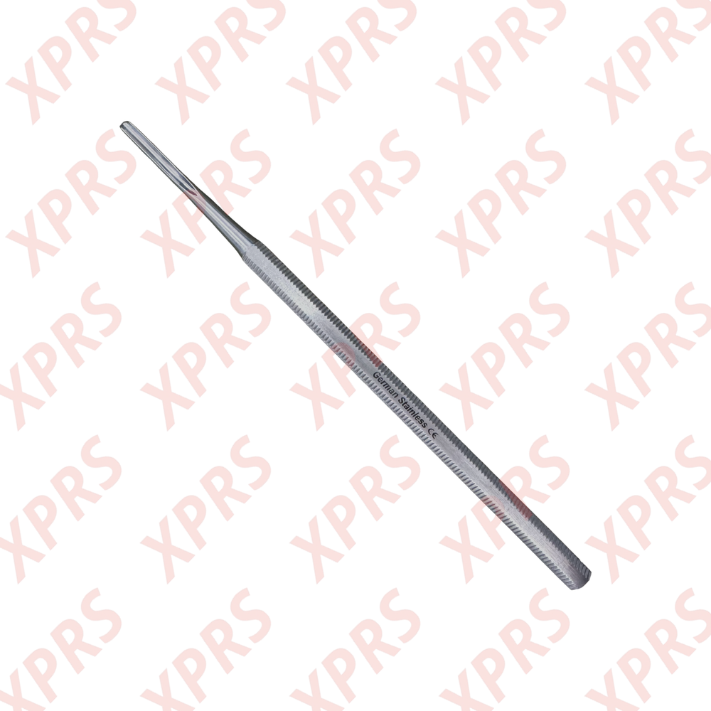 Podiatry Gouge, 5", Round 2mm Tip, Octagonal Handle, Premium