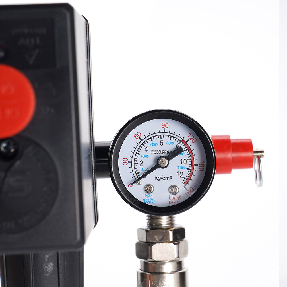 Air Compressor Pressure Control Switch Valve Manifold Regulator w/ Gauges Relief