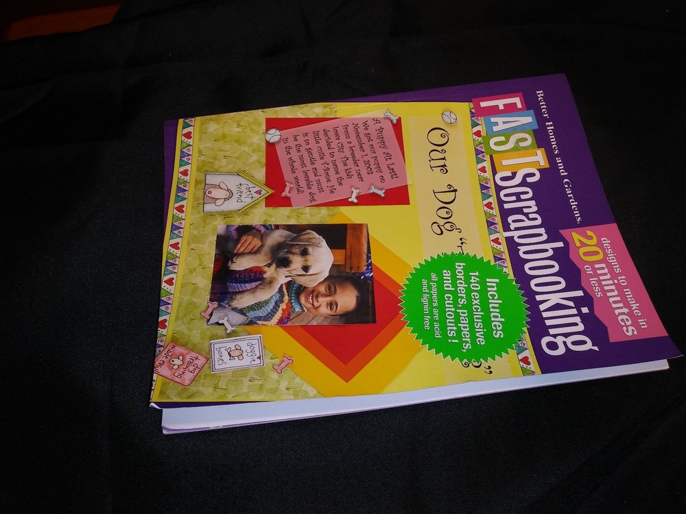 Better Homes and Gardens Fast Scrapbooking Book