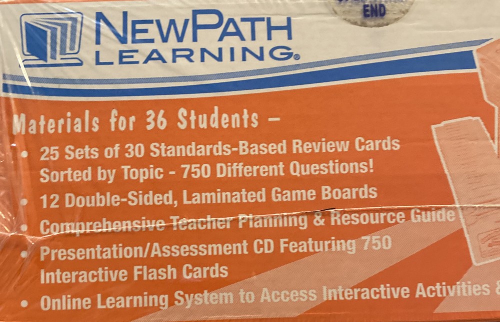 New Path Learning System Language Arts Grade 7 Curriculum Mastery Game LEVEL G