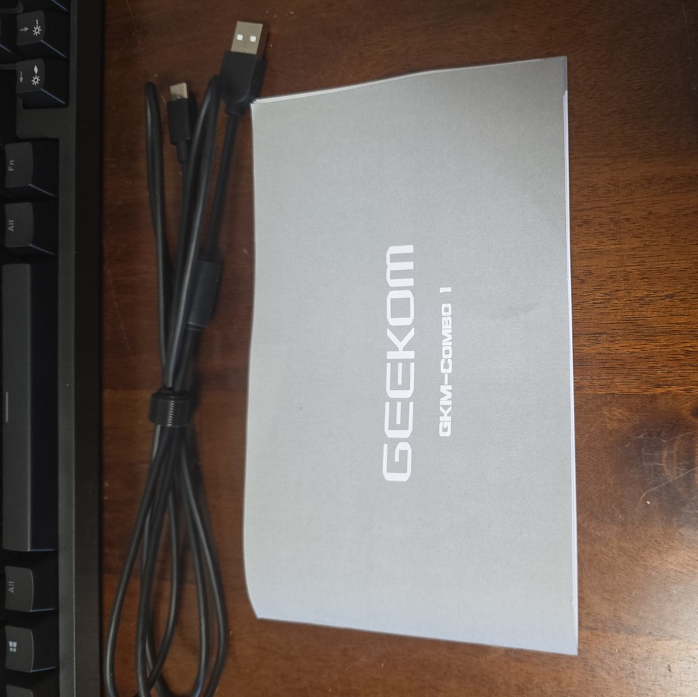 Gaming Keyboard And Mouse LED Light Backlit Mechanical Feel For Computer Desktop