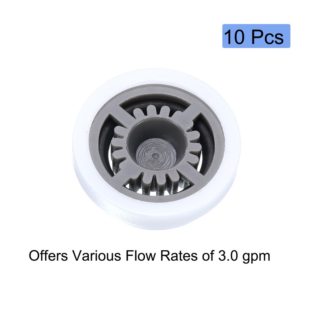 10Pcs Flow Reducer Limiter 3.0pgm Water Flow Reducer For Shower Head