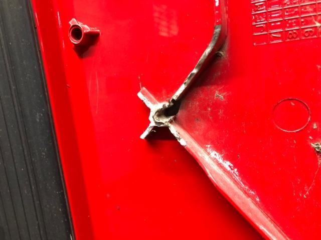 2008-2024 Freightliner CASCADIA RED Left/Driver LOWER Side Fairing/Cab Ext.-Used