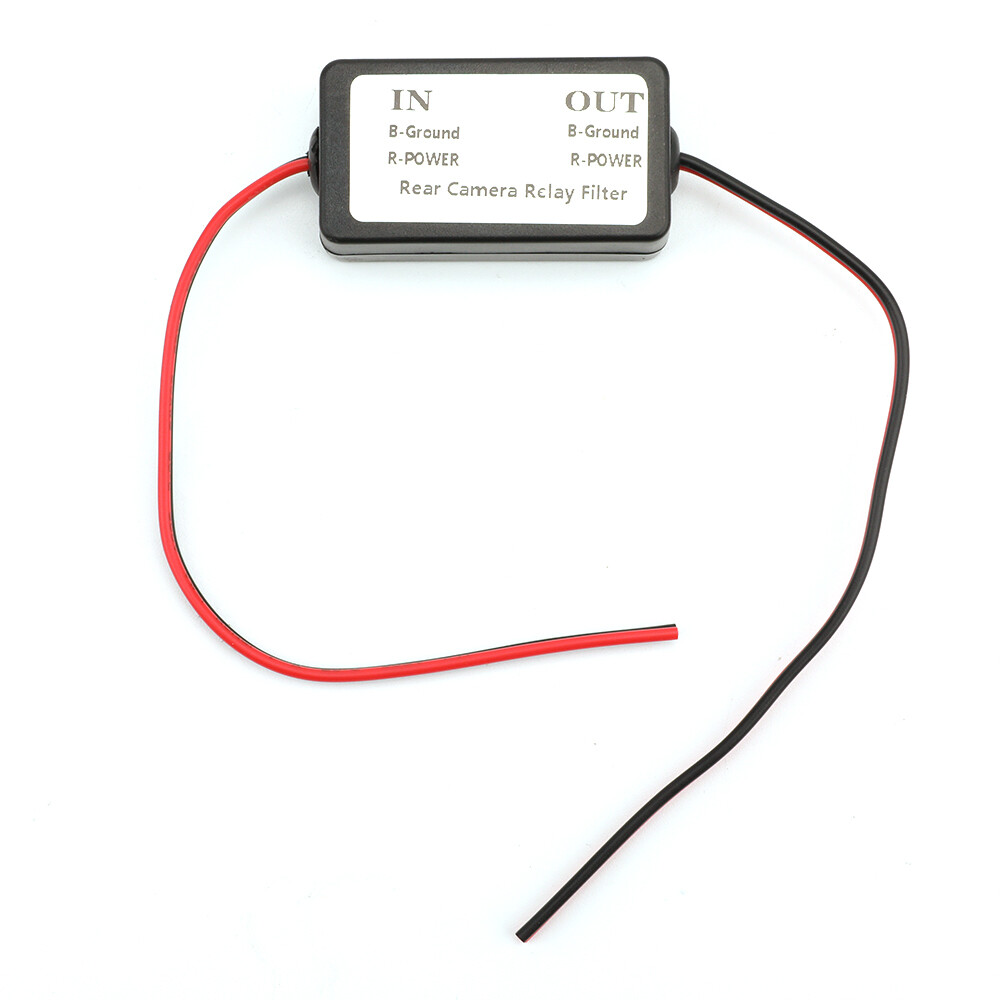 Car Reverse Backup Camera Relay 12v Capacitor Filter Rectifier Box for Rear View