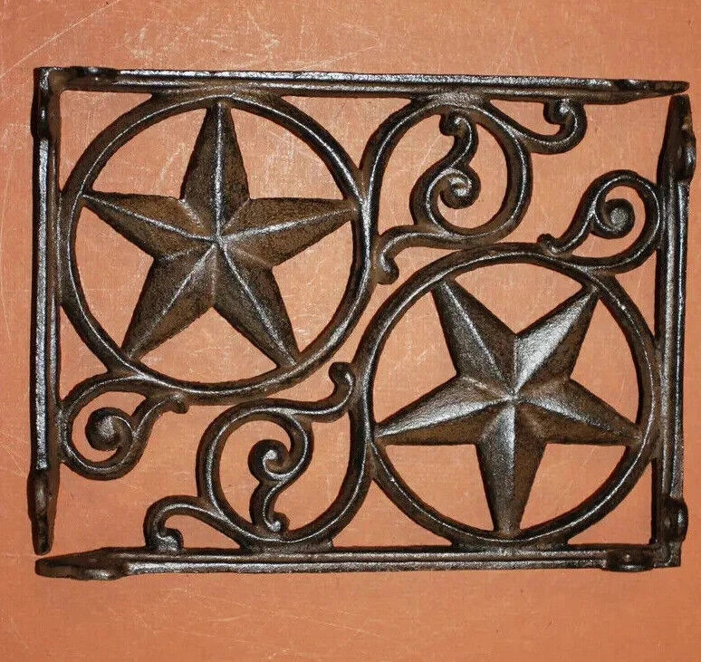 Rustic Star Shelf Brackets,Western Decor,equestrian decor,corbel,braces B-19