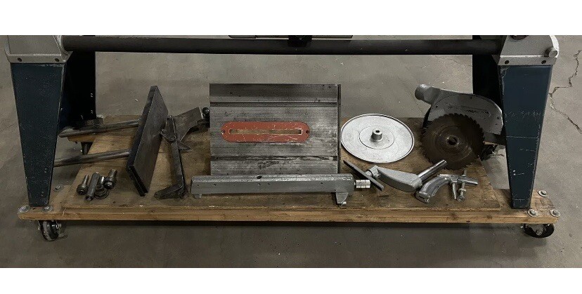 Used Woodworking Machine Lathe 4100 RPM, 5 Modes